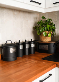 Black Bread Bin