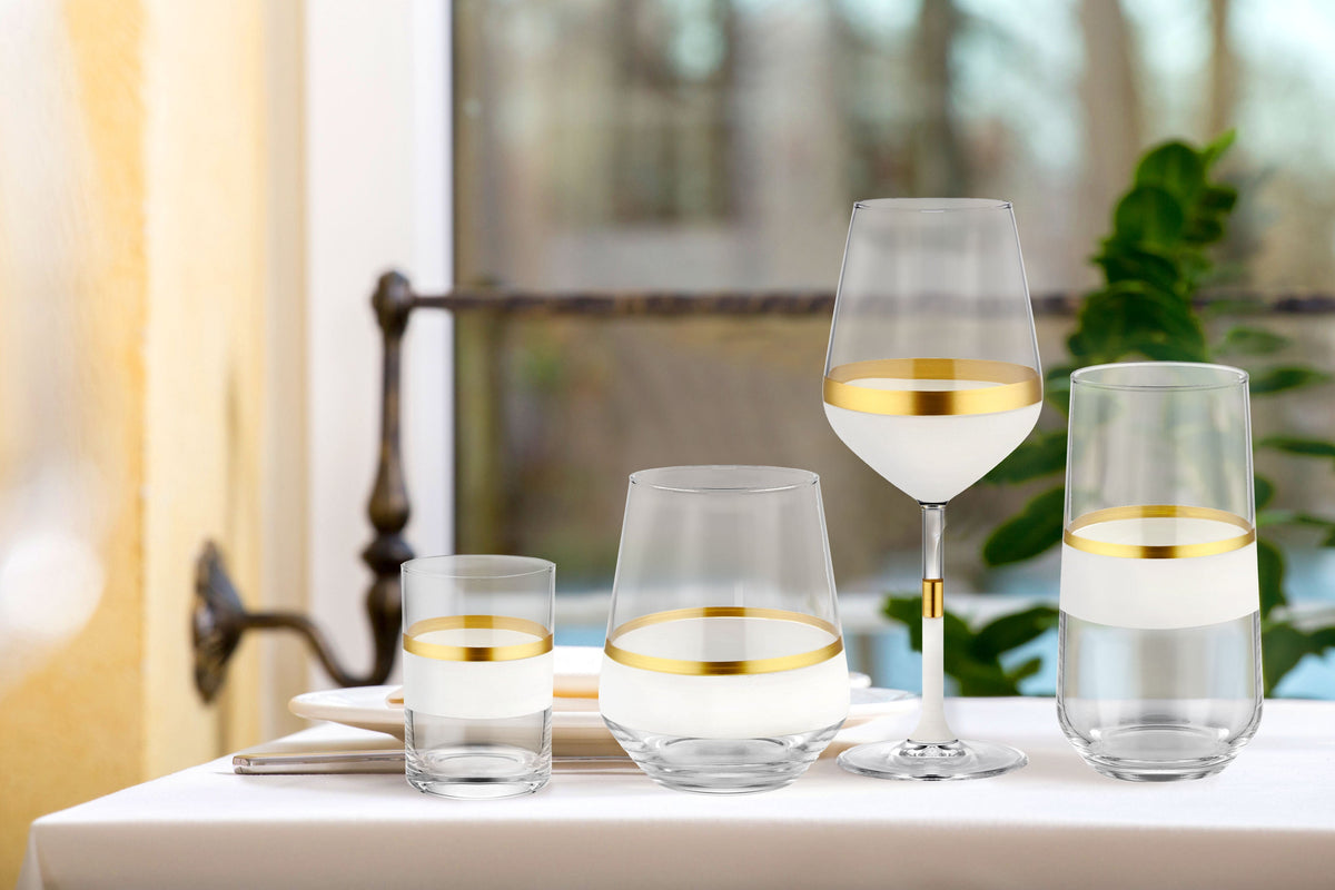 Snow Collection Highball Glasses (Set of 6)