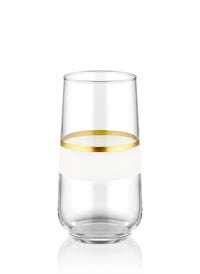 Snow Collection Highball Glasses (Set of 6)