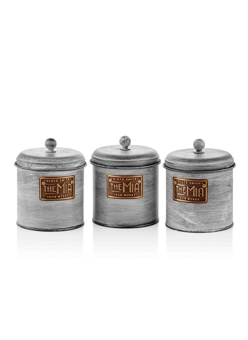 Quality Stainless Steel Canister Set for Kitchen Counter with