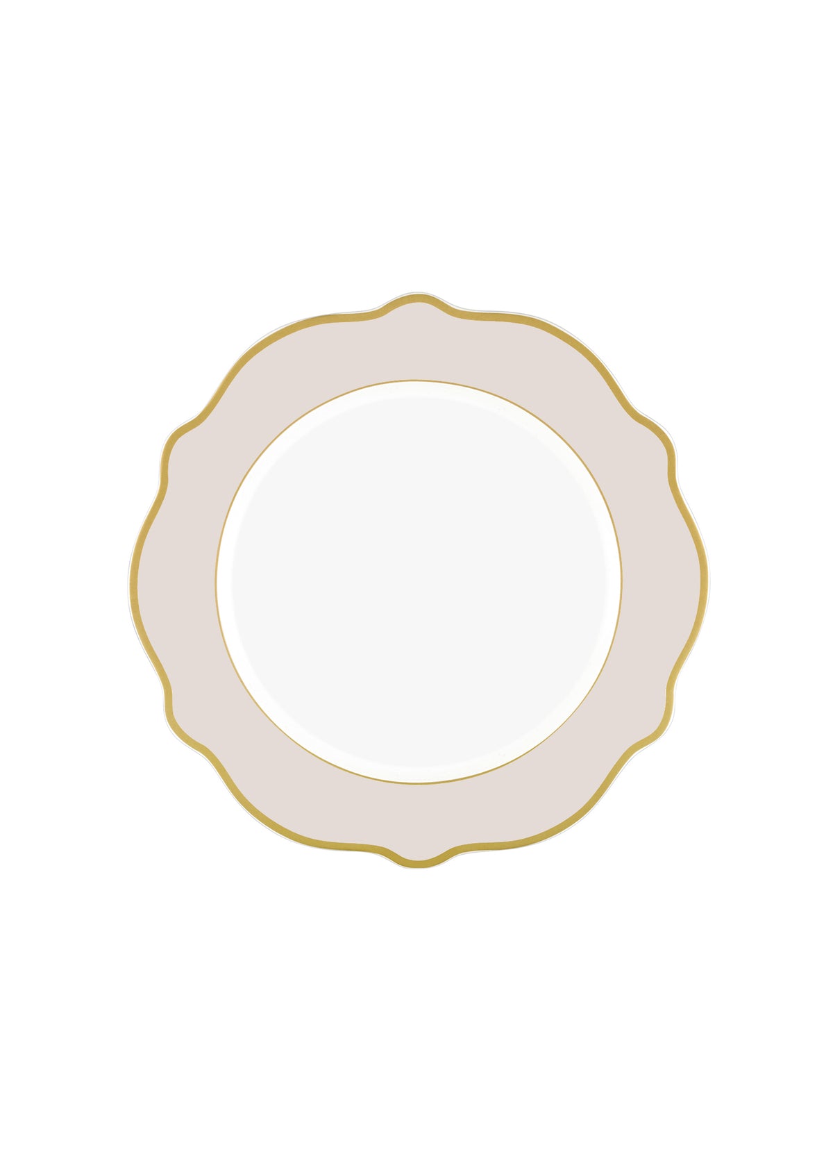 Jaswely Collection Porcelain Side Plates, Set of 6 (Sand Beige)