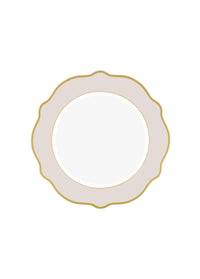 Jaswely Collection Porcelain Side Plates, Set of 6 (Sand Beige)