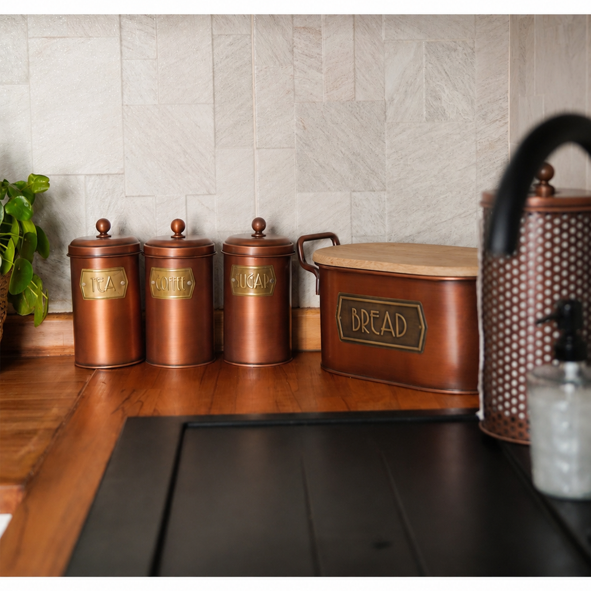 Copper Bread Bin