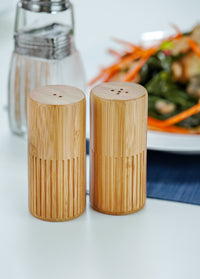 Natura Collection Wooden Salt And Pepper Dispenser