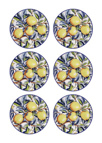 Odore Di Limone Collection Side Plates, Set of 6