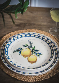 Odore Di Limone Collection Dinner Plates, Set of 6