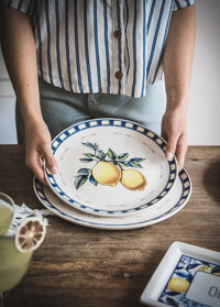 Odore Di Limone Collection Dinner Plates, Set of 6