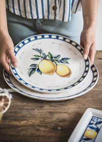 Odore Di Limone Collection Dinner Plates, Set of 6