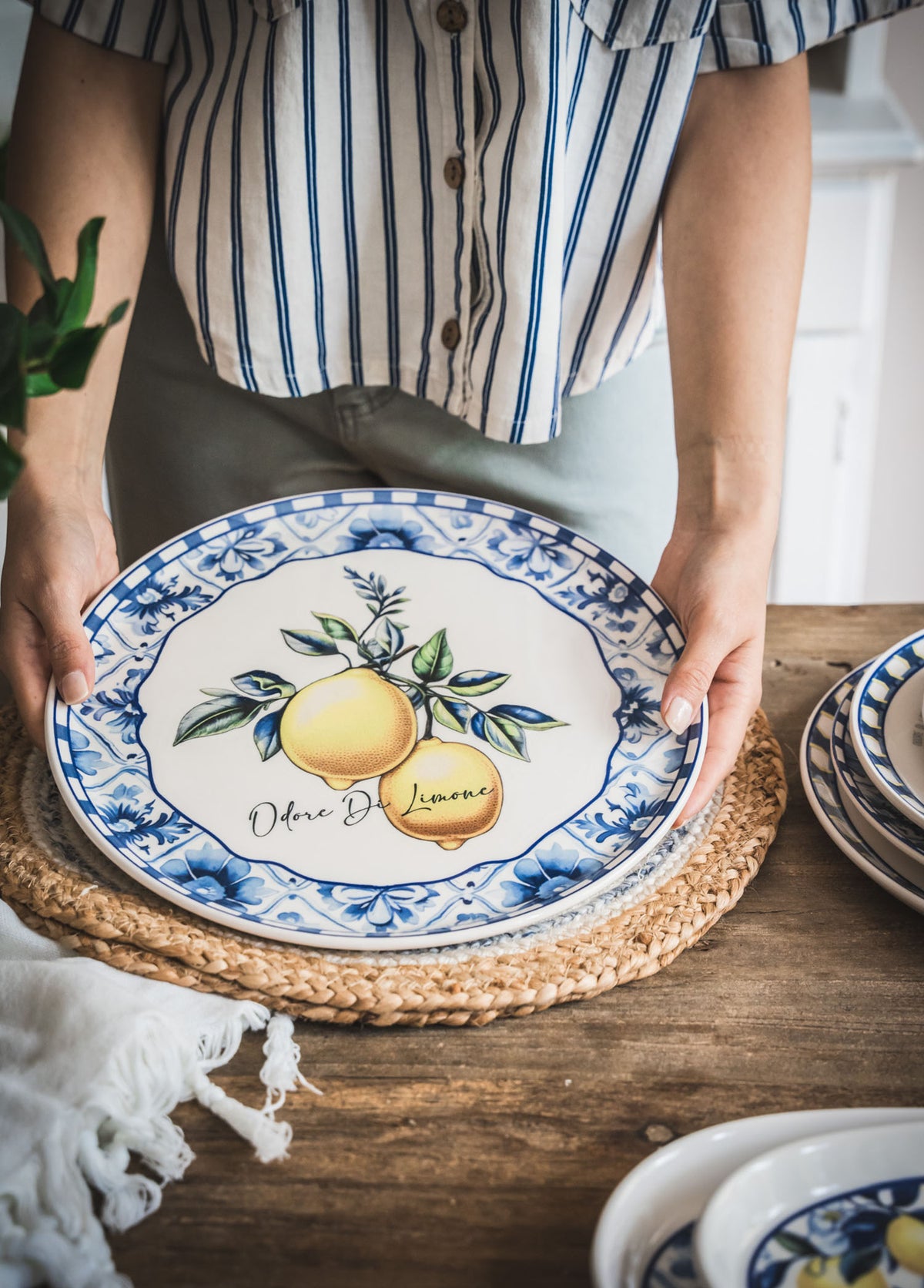 Odore Di Limone Collection Serving Platter – 30 cm