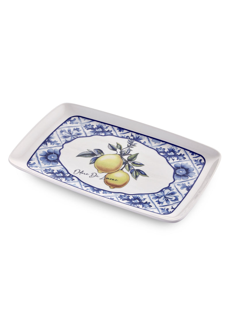 Odore Di Limone Collection Rectangular Serving Platter – 34 x 25 cm