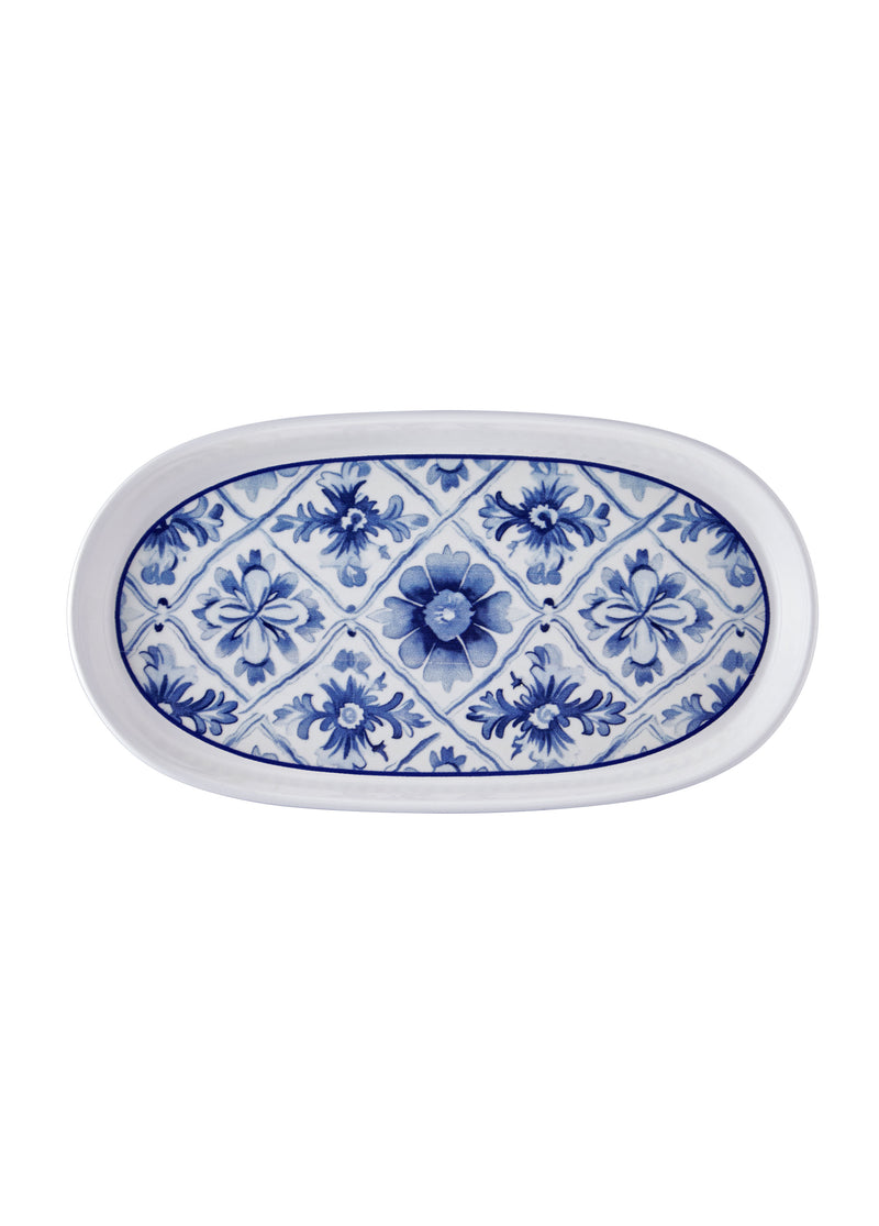 Odore Di Limone Collection Oval Serving Platter, Set of 2 (29 x 16 cm)