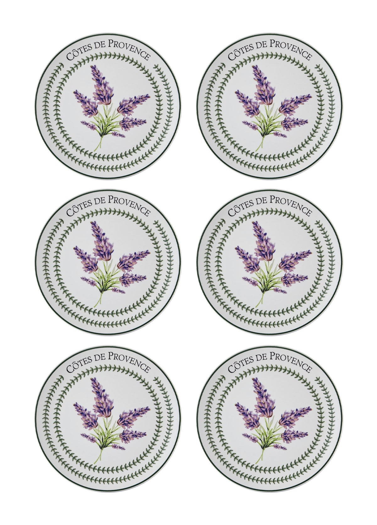 Provence Collection Side Plates, Set of 6