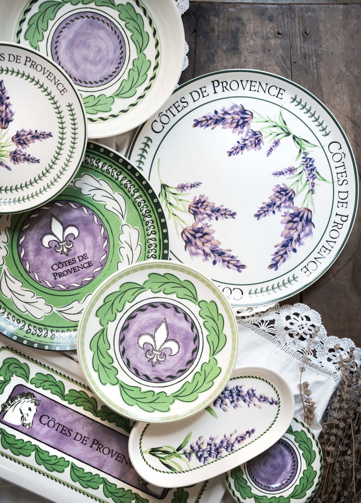 Provence Collection Side Plates, Set of 6