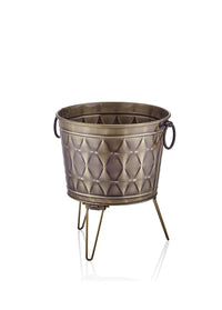 Prizma Collection Foldable Gold Plant Pot