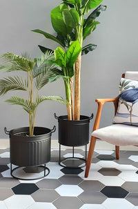 Black Plant Pot