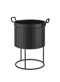 Black Plant Pot