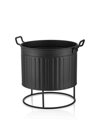 Black Plant Pot