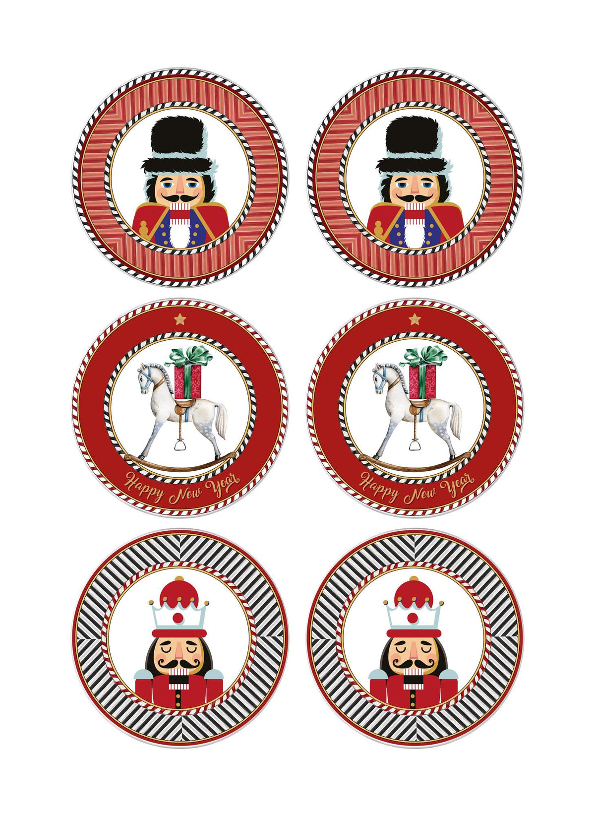 The Nutcracker Collection Side Plates, Set of 6