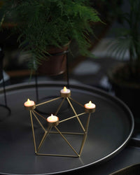 Gold 4in1 Tealight Holder