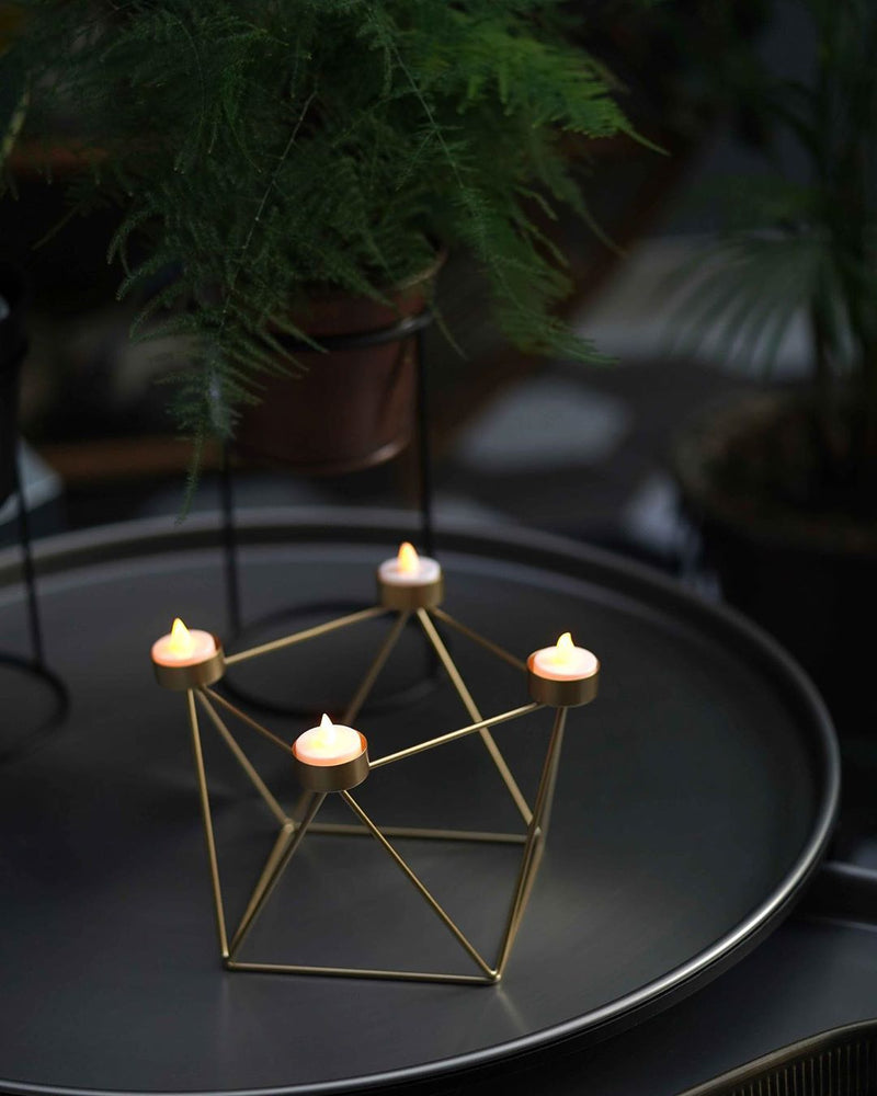 Gold 4in1 Tealight Holder