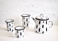 Stripe Collection Enamel Mug