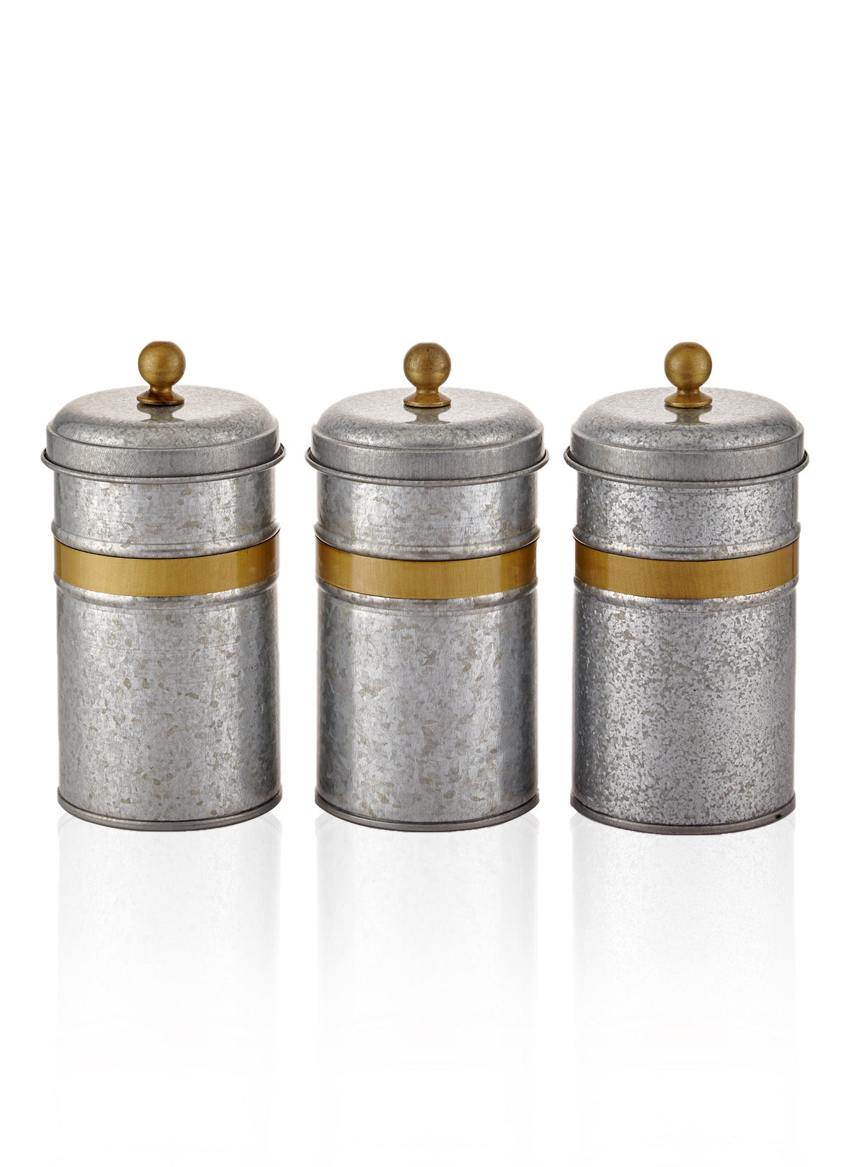 Galvin Collection Coffee, Tea, And Sugar Canister Set - 22 cm (H)