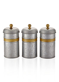 Galvin Collection Coffee, Tea, And Sugar Canister Set - 22 cm (H)