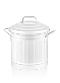 White Countertop Waste Basket (4 Litres)