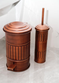 Copper Toilet Brush And Holder