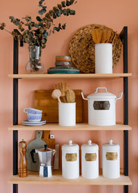 White Kitchen Storage Bin