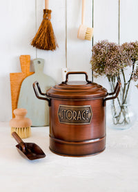 Copper Kitchen Storage Bin