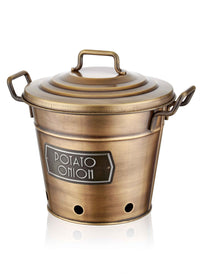 Gold Potato And Onion Bin