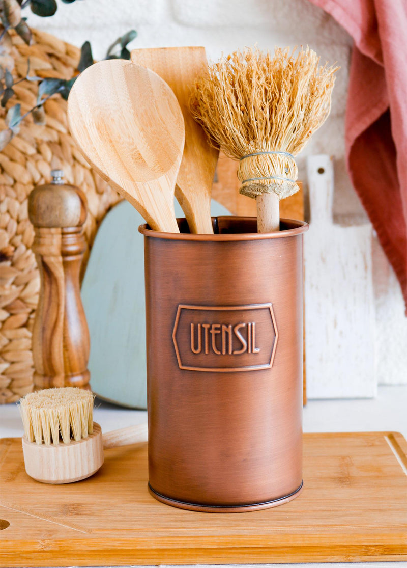 Copper Utensil Holder