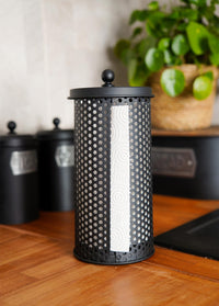 Black Paper Towel Holder