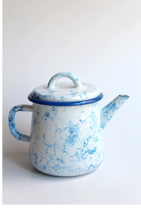 Bubble Collection Enamel Teapot