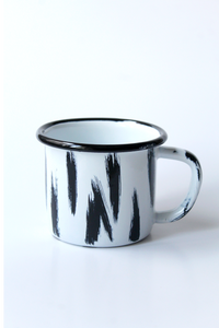 Stripe Collection Enamel Mug