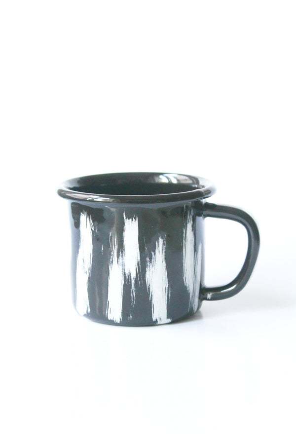 Stripe Collection Enamel Mug