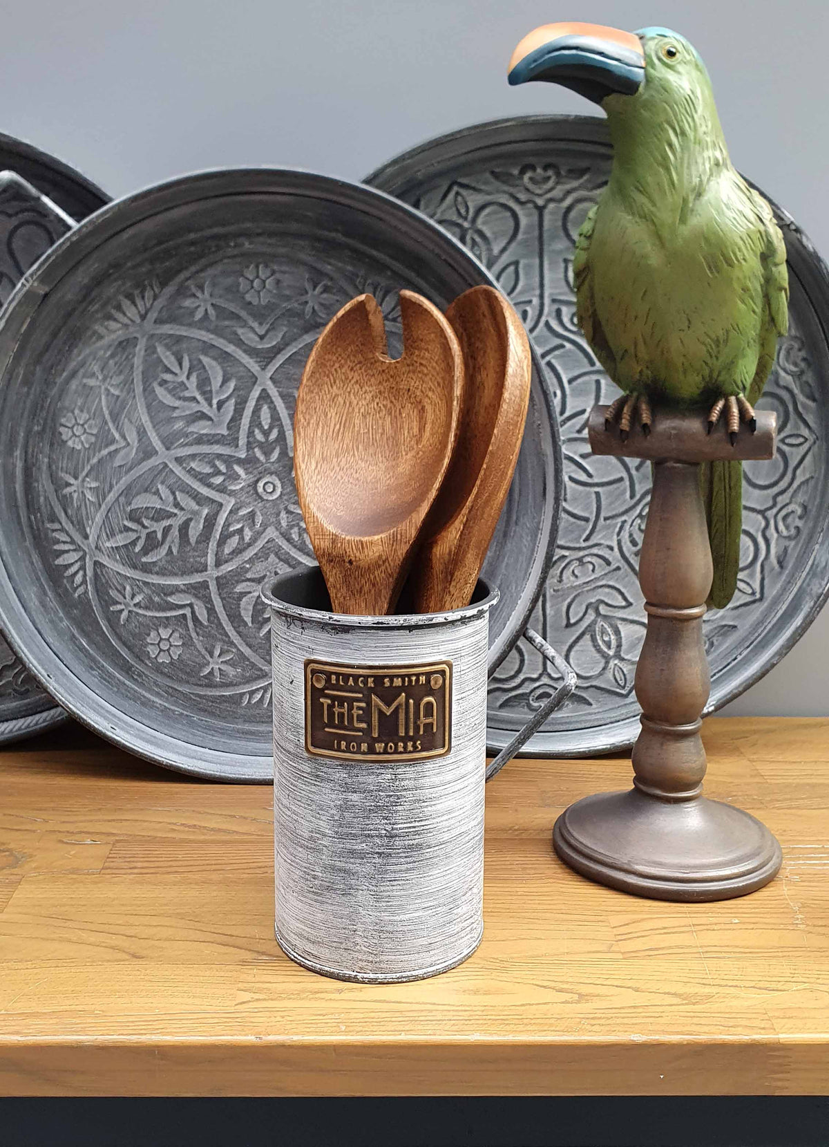 Stone Collection Utensil Holder