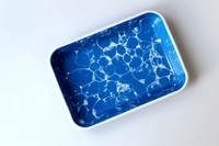 Bubble Collection Enamel Rectangular Serving And Roasting Dish