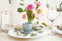 Gina Collection Gold Slanted Wine Glasses (Set of 6)