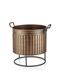 Gold Plant Pot