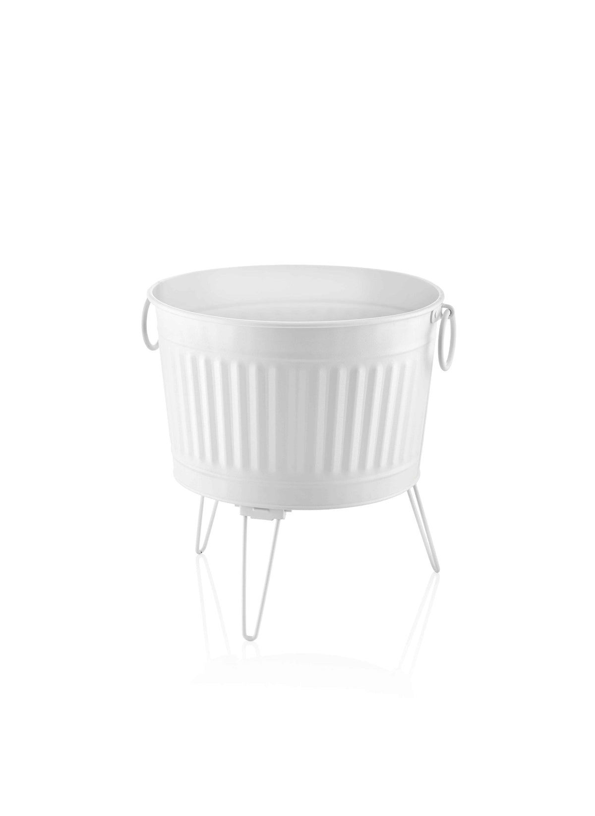 Foldable White Plant Pot