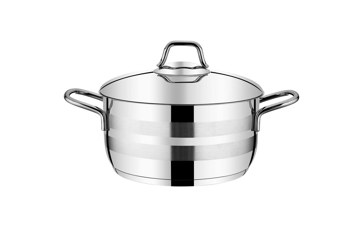 Asude Collection Stainless Steel Casserole