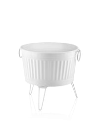 Foldable White Plant Pot