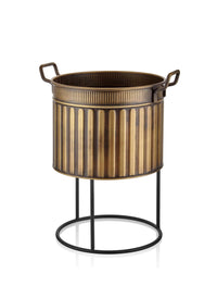 Gold Plant Pot